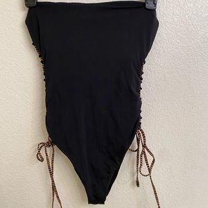 Black One piece swimsuit